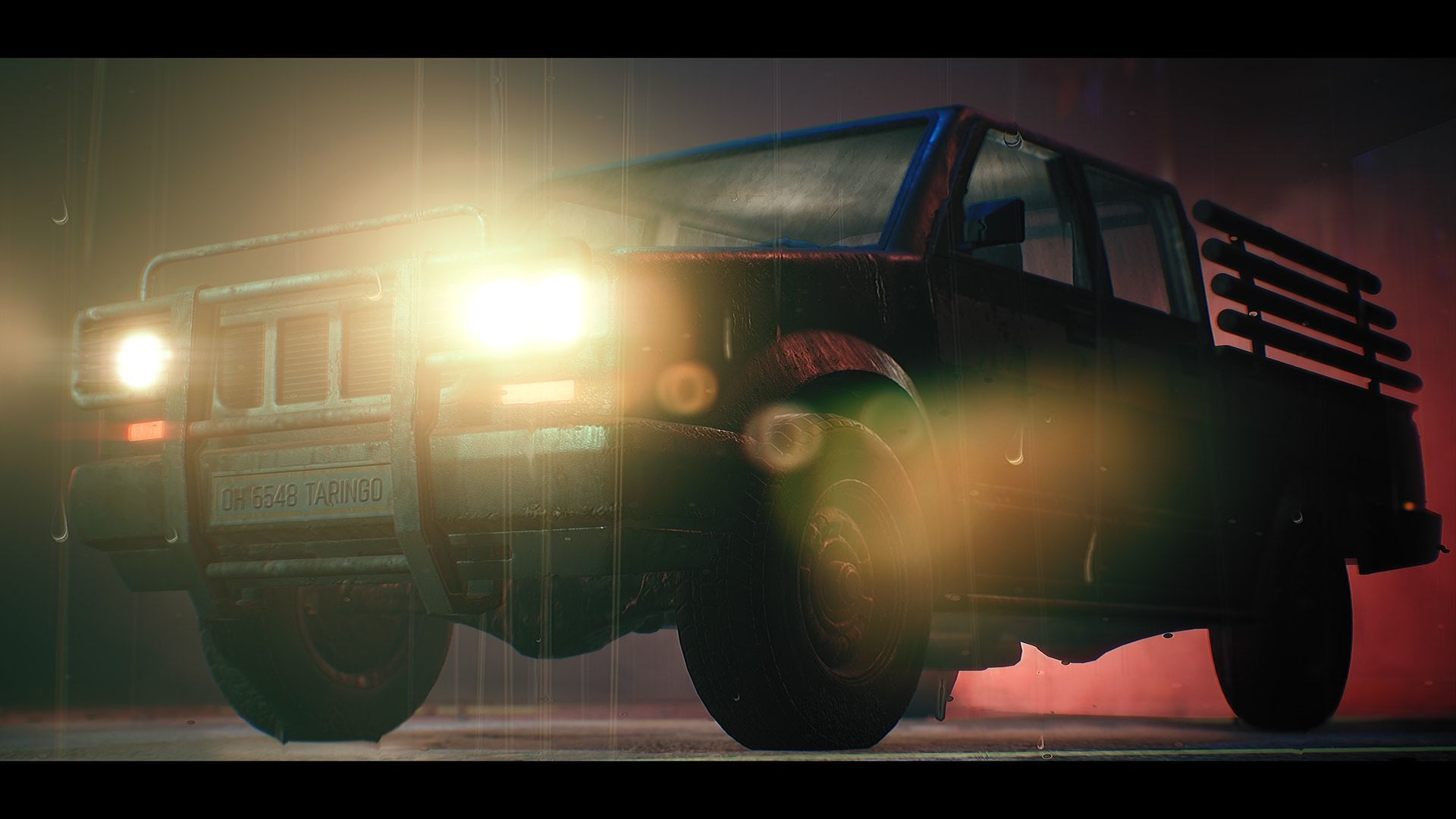 Procedural Vehicles - Pickup Truck UE4 UE5 Low-poly 3D model_23