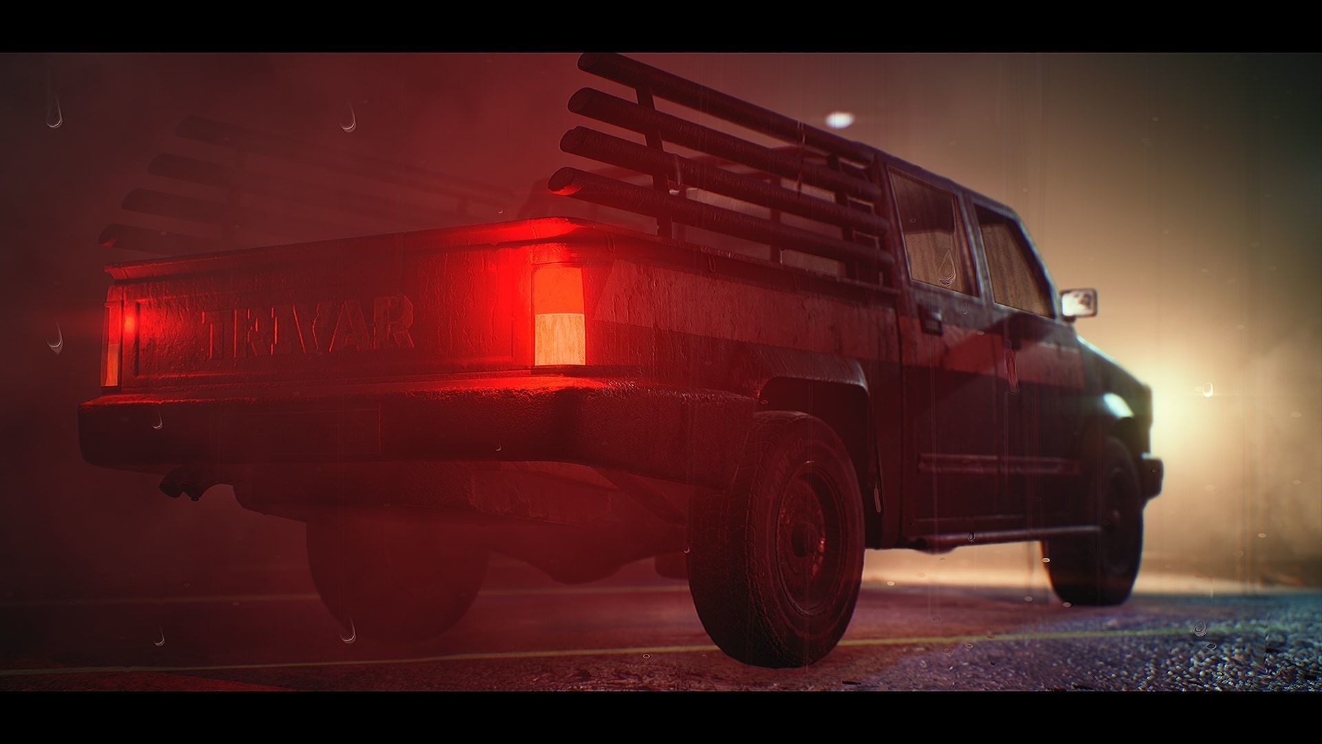 Procedural Vehicles - Pickup Truck UE4 UE5 Low-poly 3D model_27