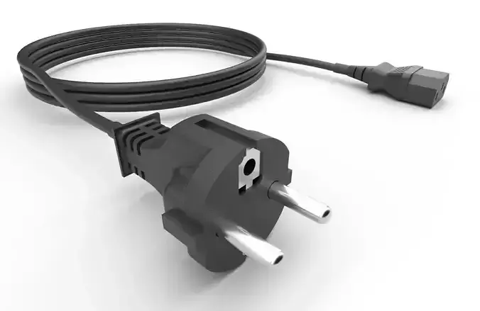Power Cord M4 Low-poly 3D model