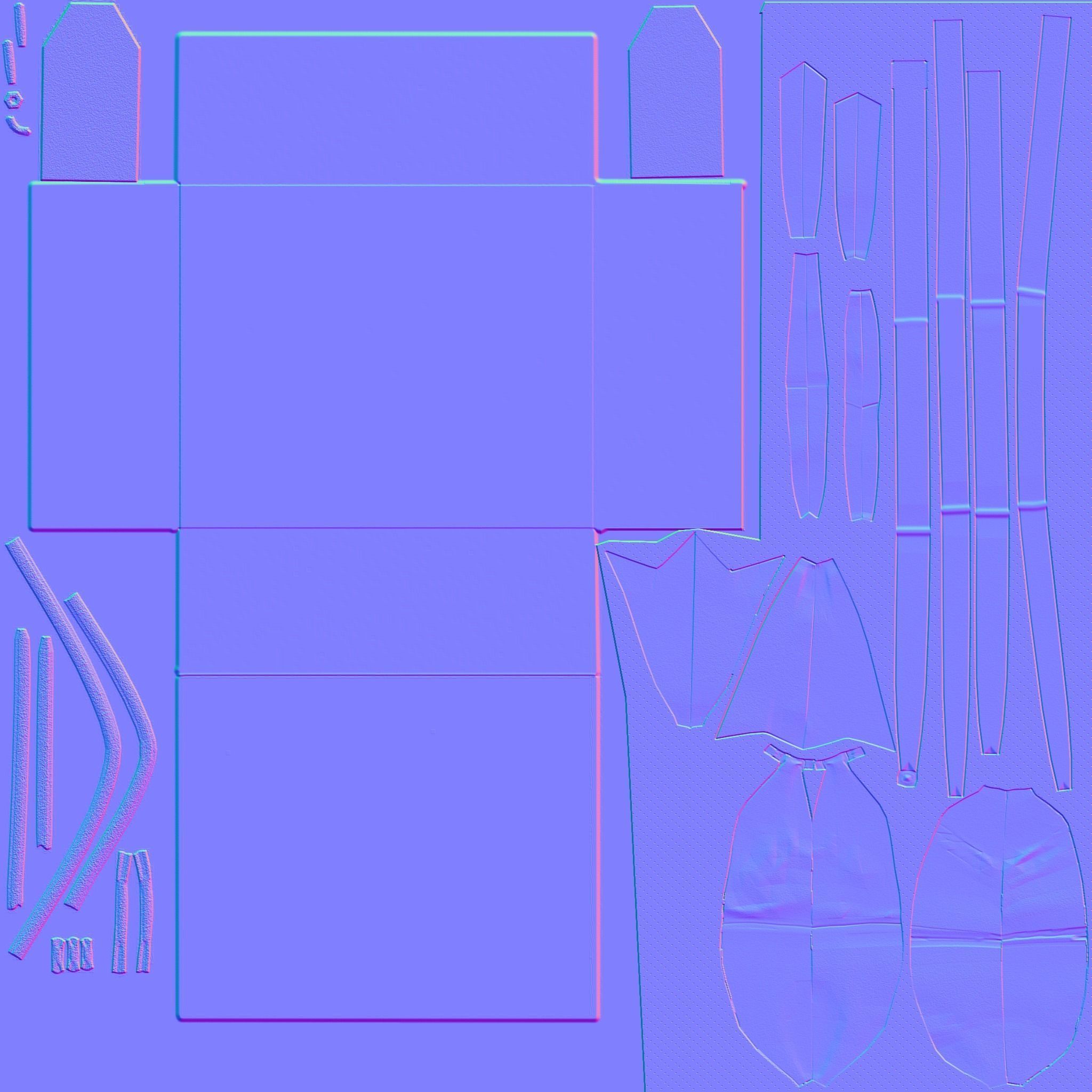 Gift Box with Ribbon V2 Low-poly 3D model_7