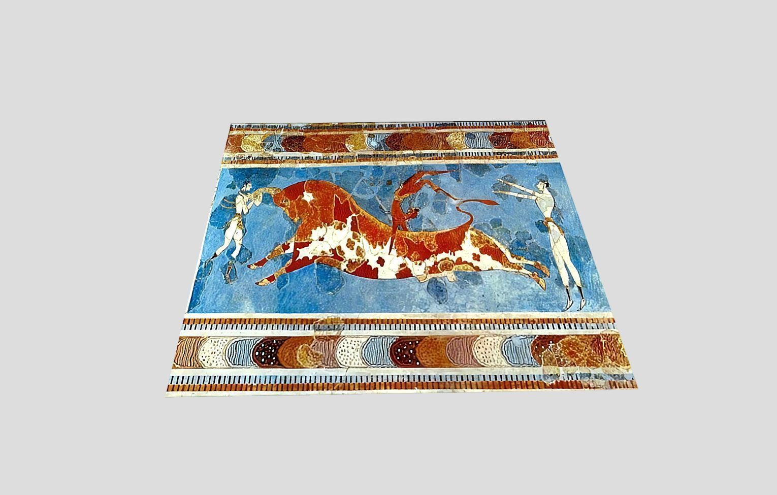 Minoic Art - Palace of Cnossos in Crete Low-poly 3D model_1