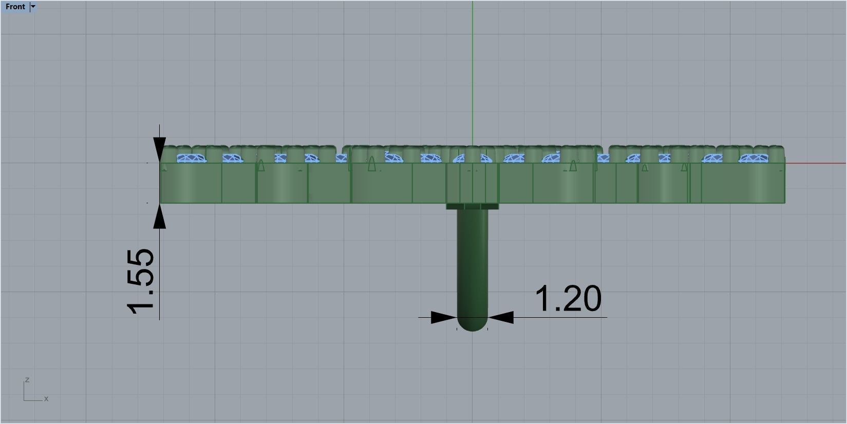 pendant snow 3D print model_2