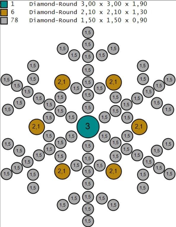 pendant snow 3D print model_6