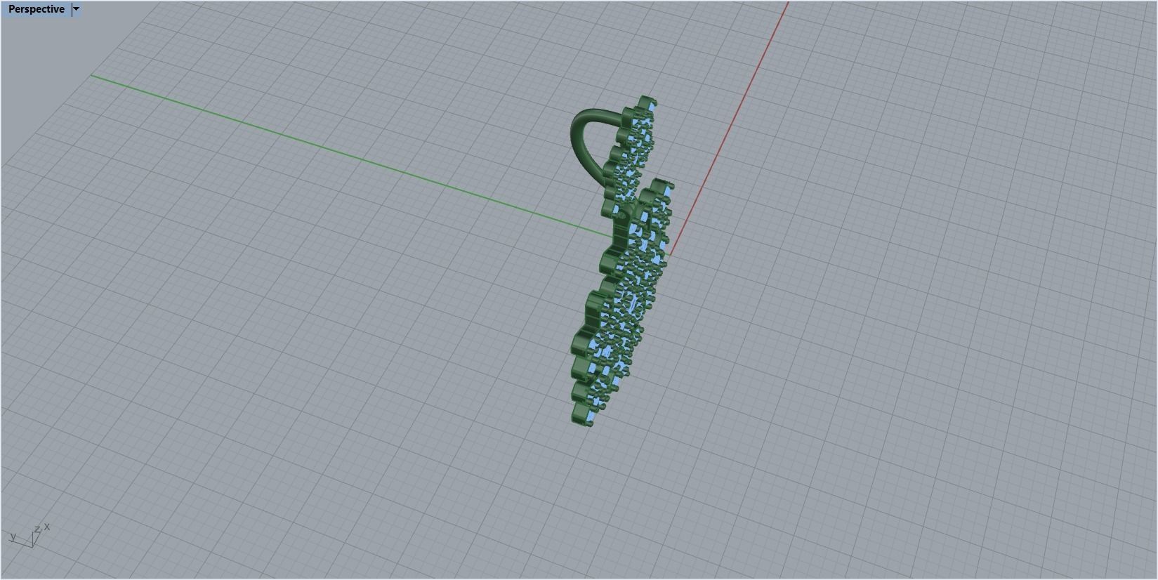 pendant snow 3D print model_22