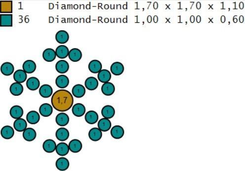 pendant snow 3D print model_7