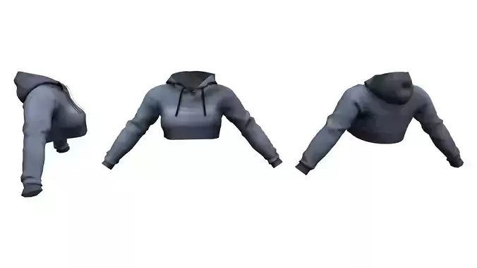 Ladies Cropped Hoodie