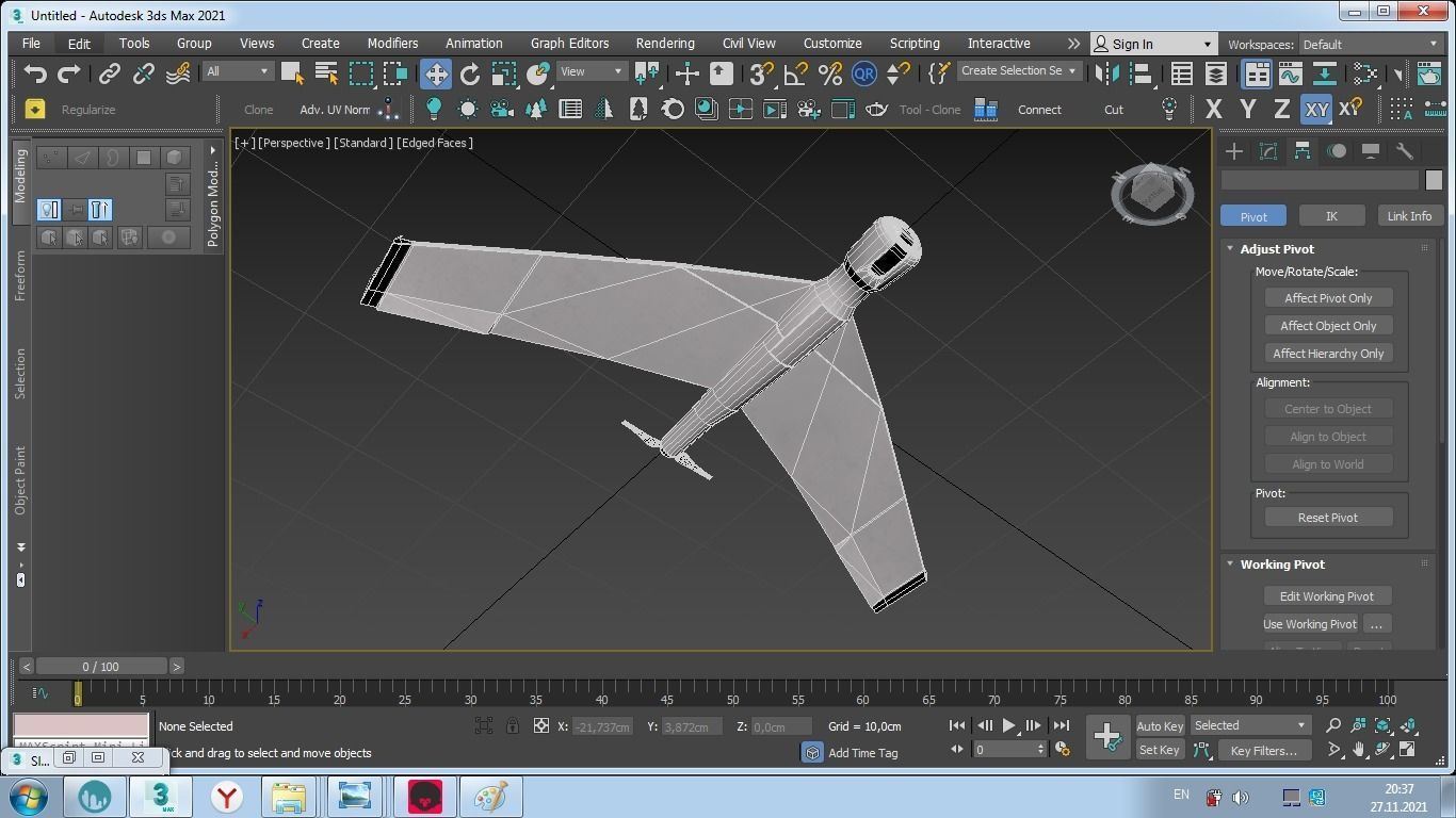 Drone ZALA 421-16E 3D model for printing stl 3D print model_10