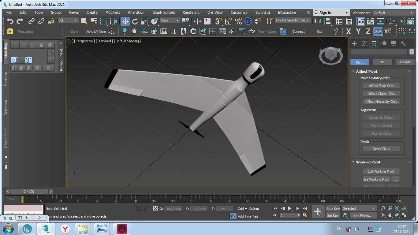 Drone ZALA 421-16E 3D model for printing stl 3D print model_9