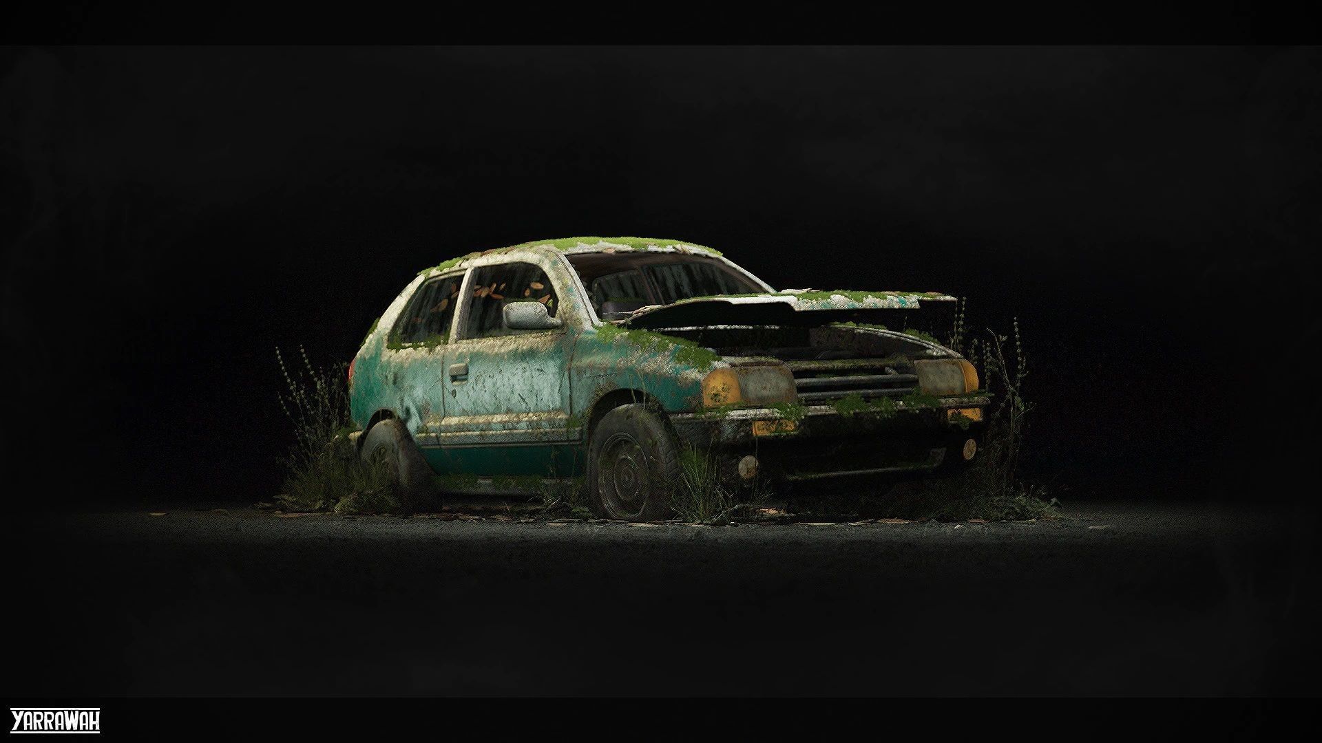 Procedural Vehicles - Hatchback UE4 UE5 Low-poly 3D model_10