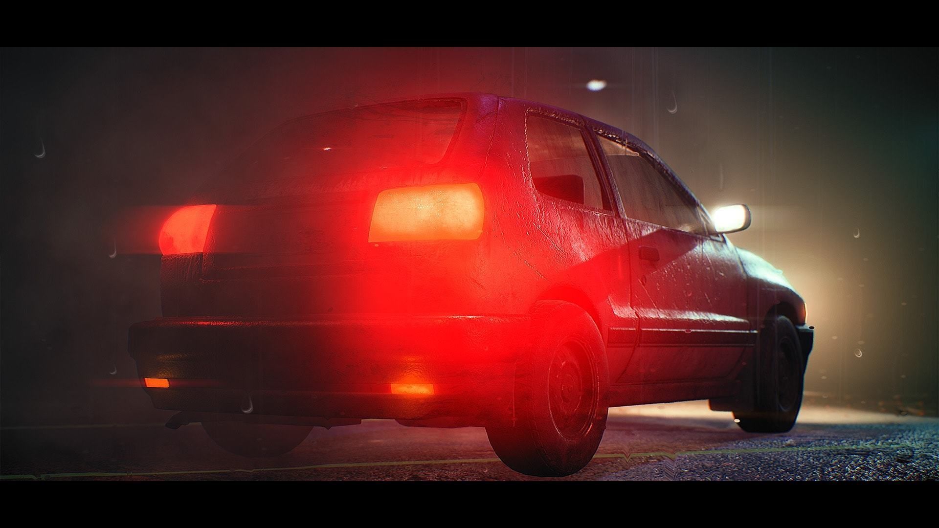 Procedural Vehicles - Hatchback UE4 UE5 Low-poly 3D model_26