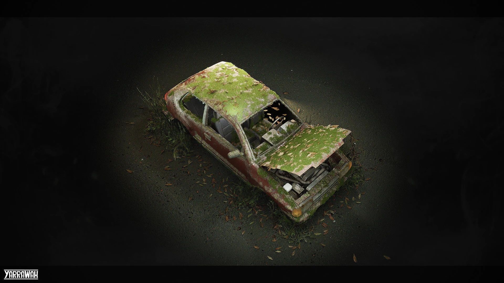 Procedural Vehicles - Hatchback UE4 UE5 Low-poly 3D model_18