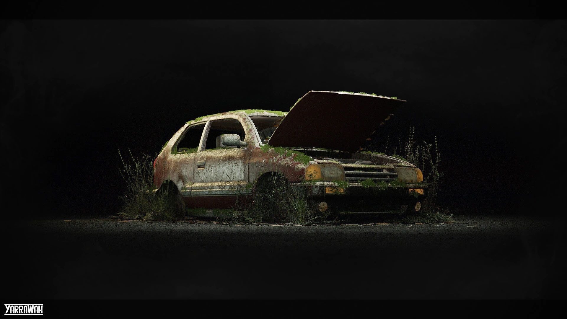 Procedural Vehicles - Hatchback UE4 UE5 Low-poly 3D model_11