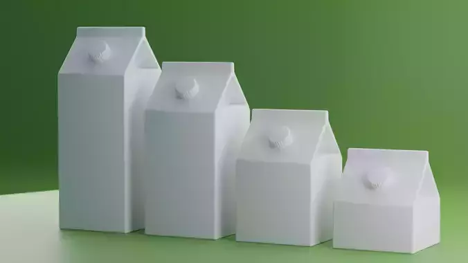 Milk Carton Box Generic Collection