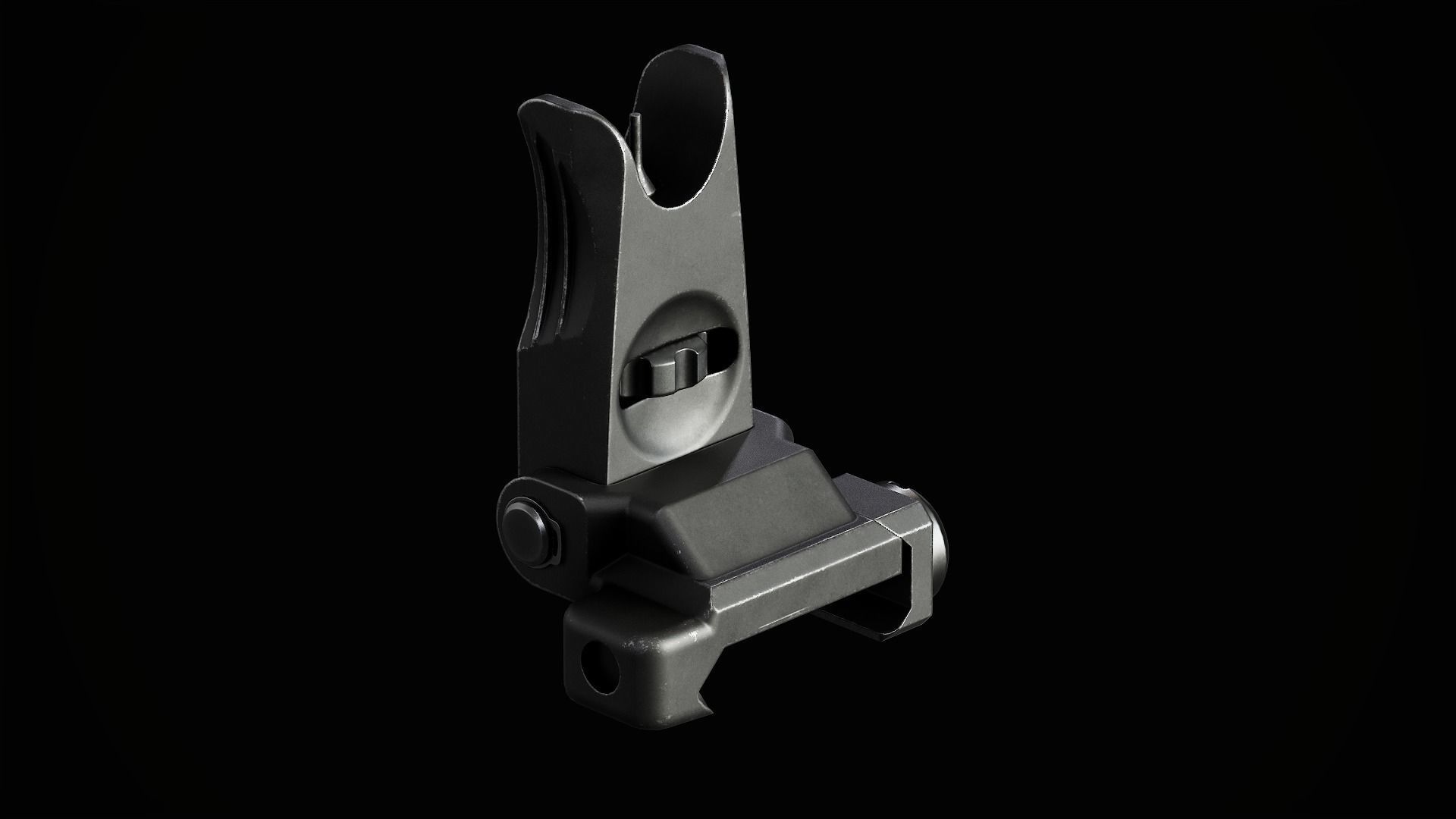 KAC Micro Sights Low-poly 3D model_2