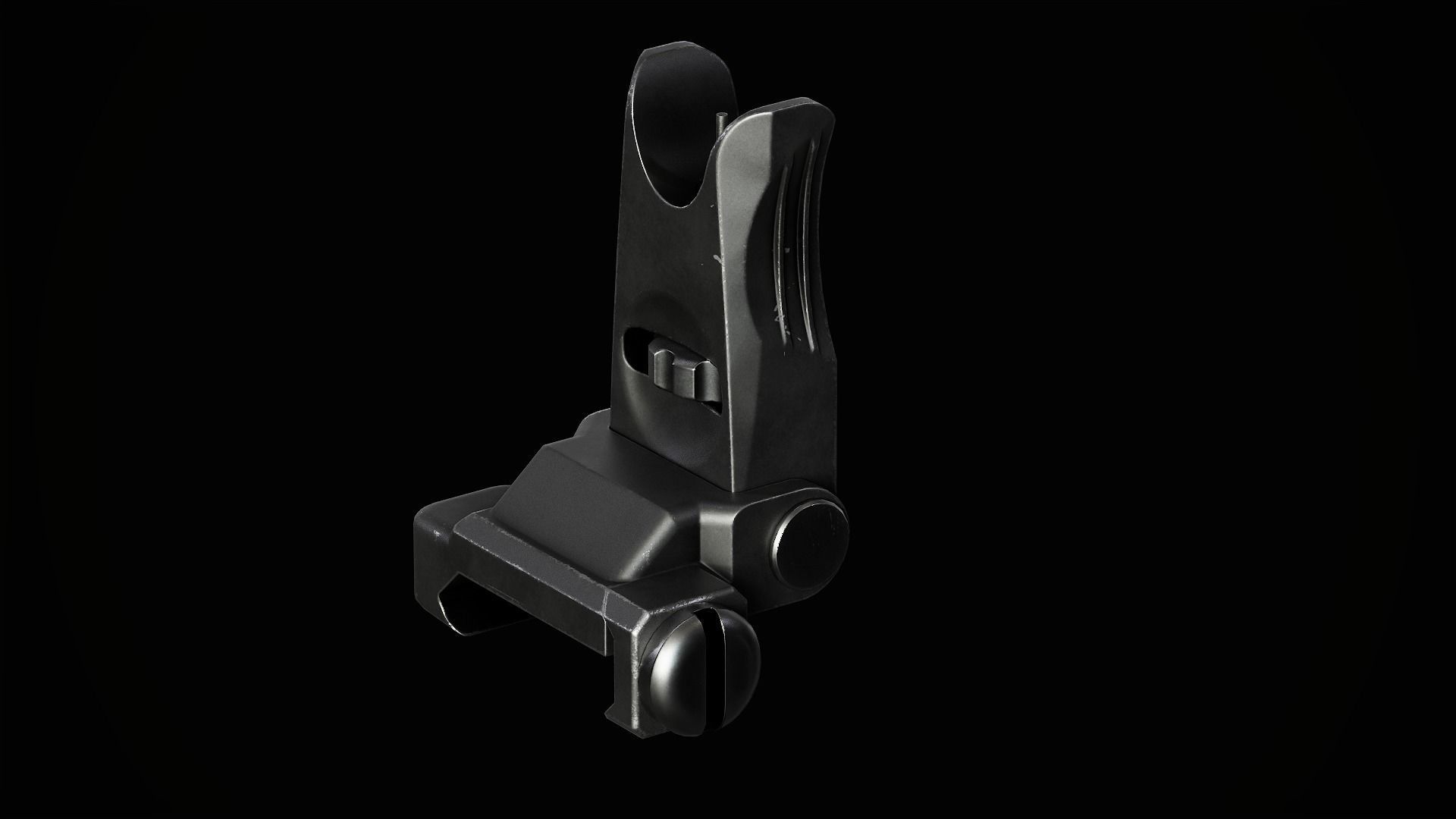 KAC Micro Sights Low-poly 3D model_3