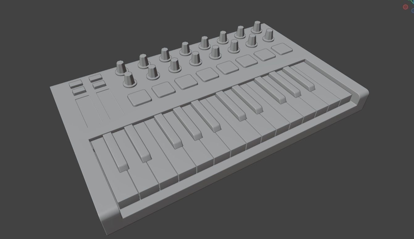  Arturia MiniLab MK 2 3D model_8