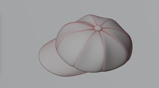 Cap 3 baseball 3D model