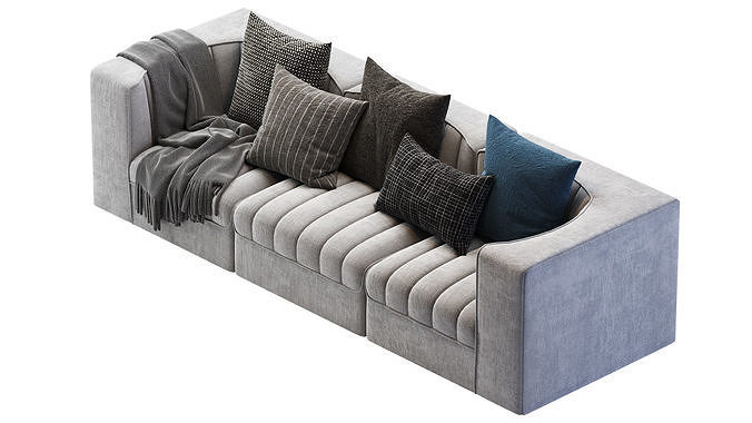 9000 Sofa by ARFLEX 3D model 7
