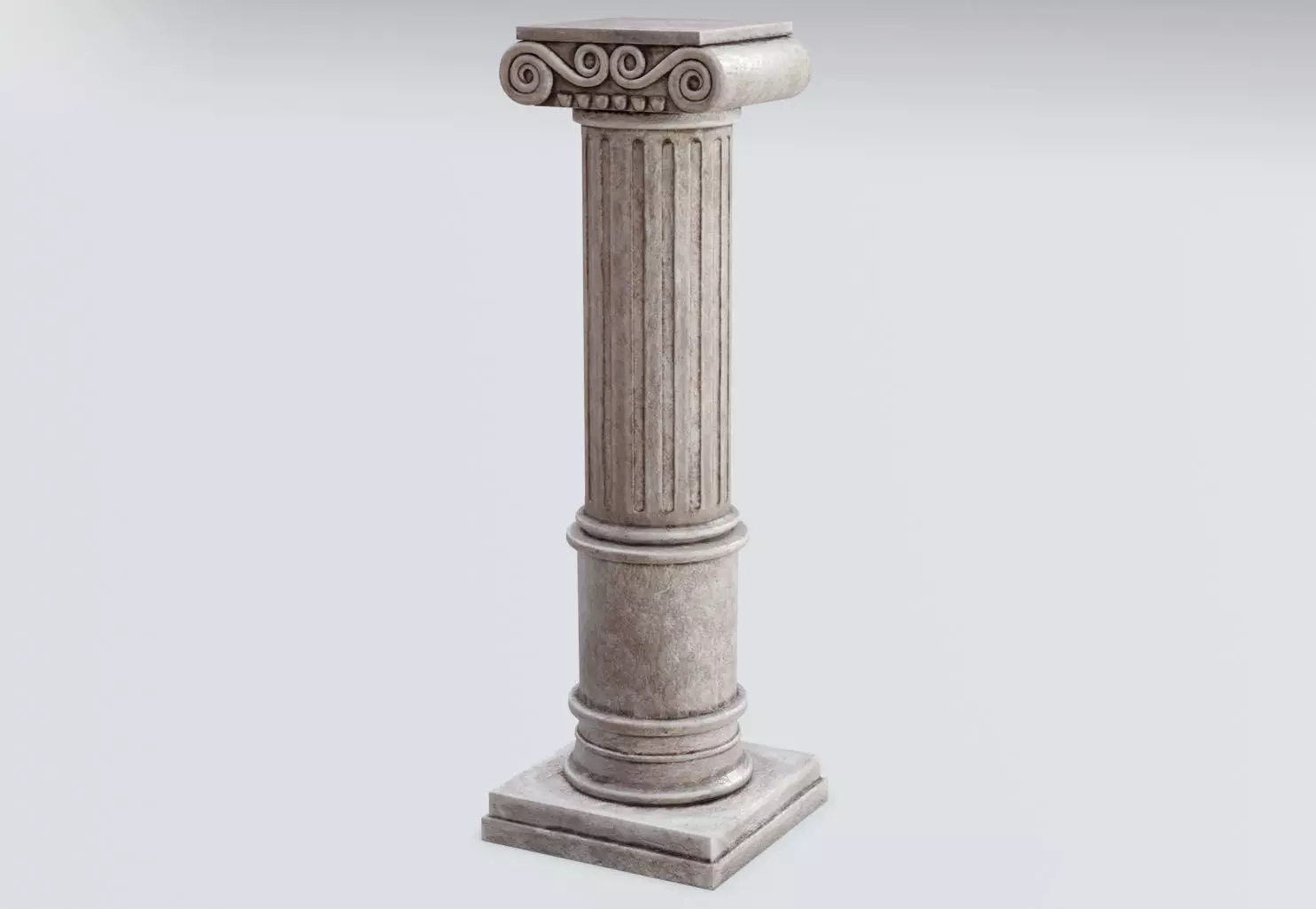 Greek-Roman Pillar - Column - Realistic 4k Stone 3D model_0