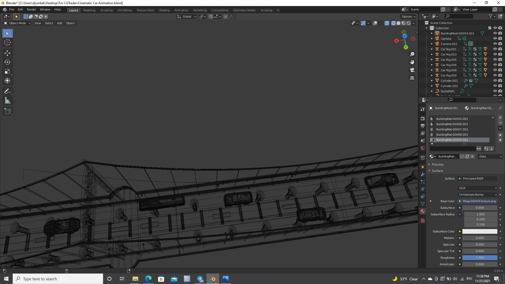 Cinematic Car Animation  3D model_33