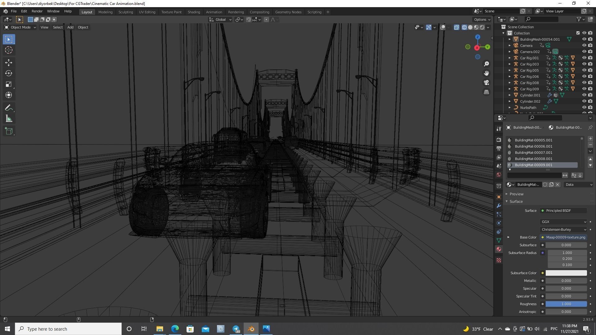 Cinematic Car Animation  3D model_34