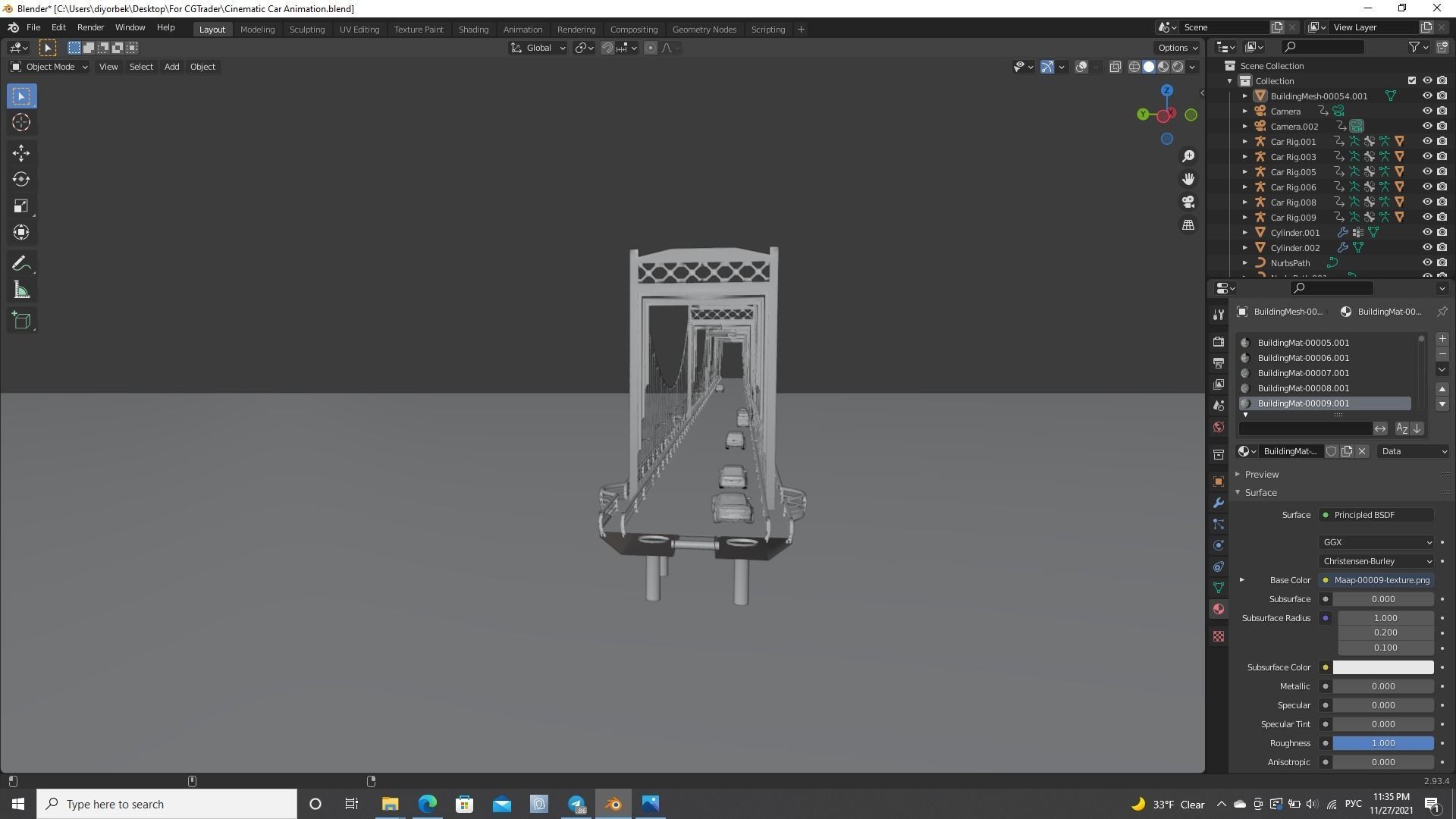 Cinematic Car Animation  3D model_24