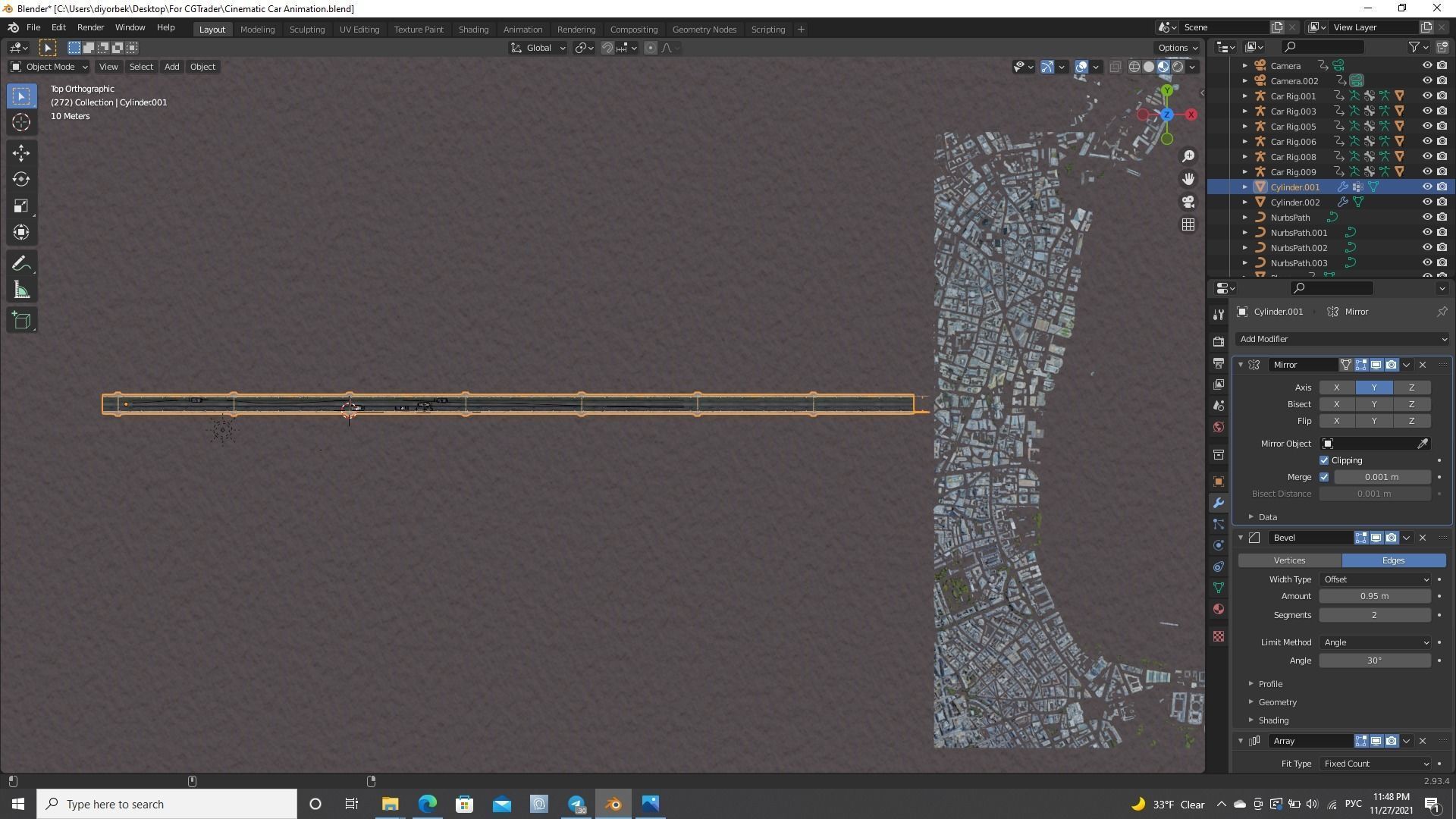 Cinematic Car Animation  3D model_37