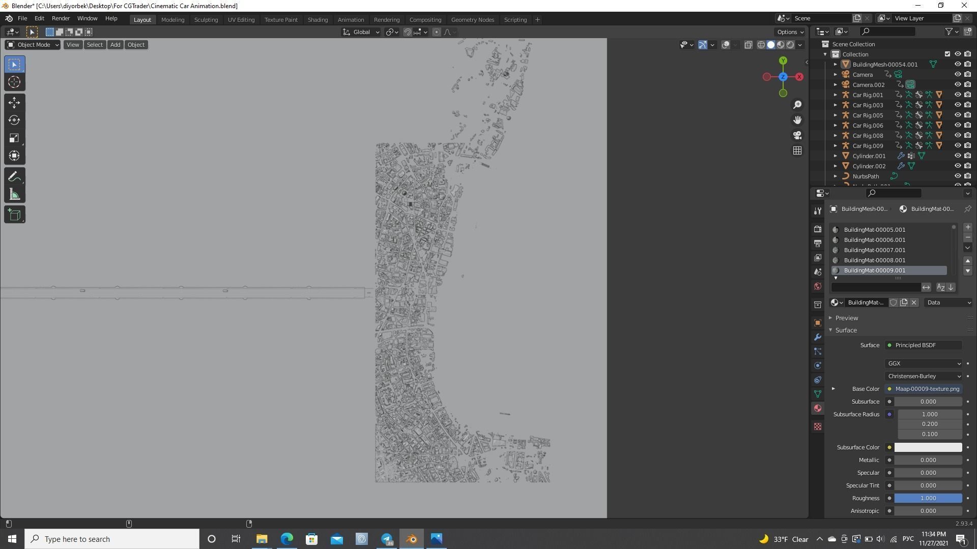 Cinematic Car Animation  3D model_23