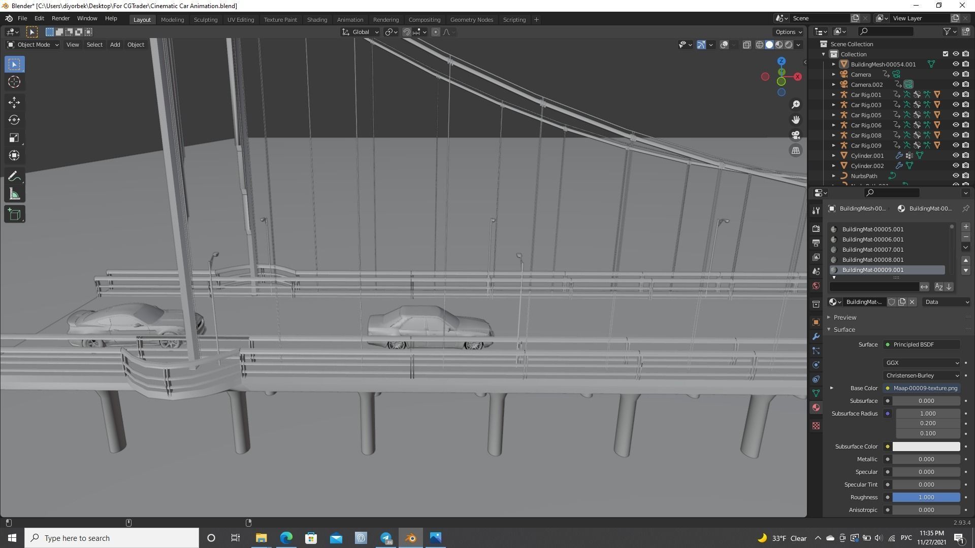 Cinematic Car Animation  3D model_25