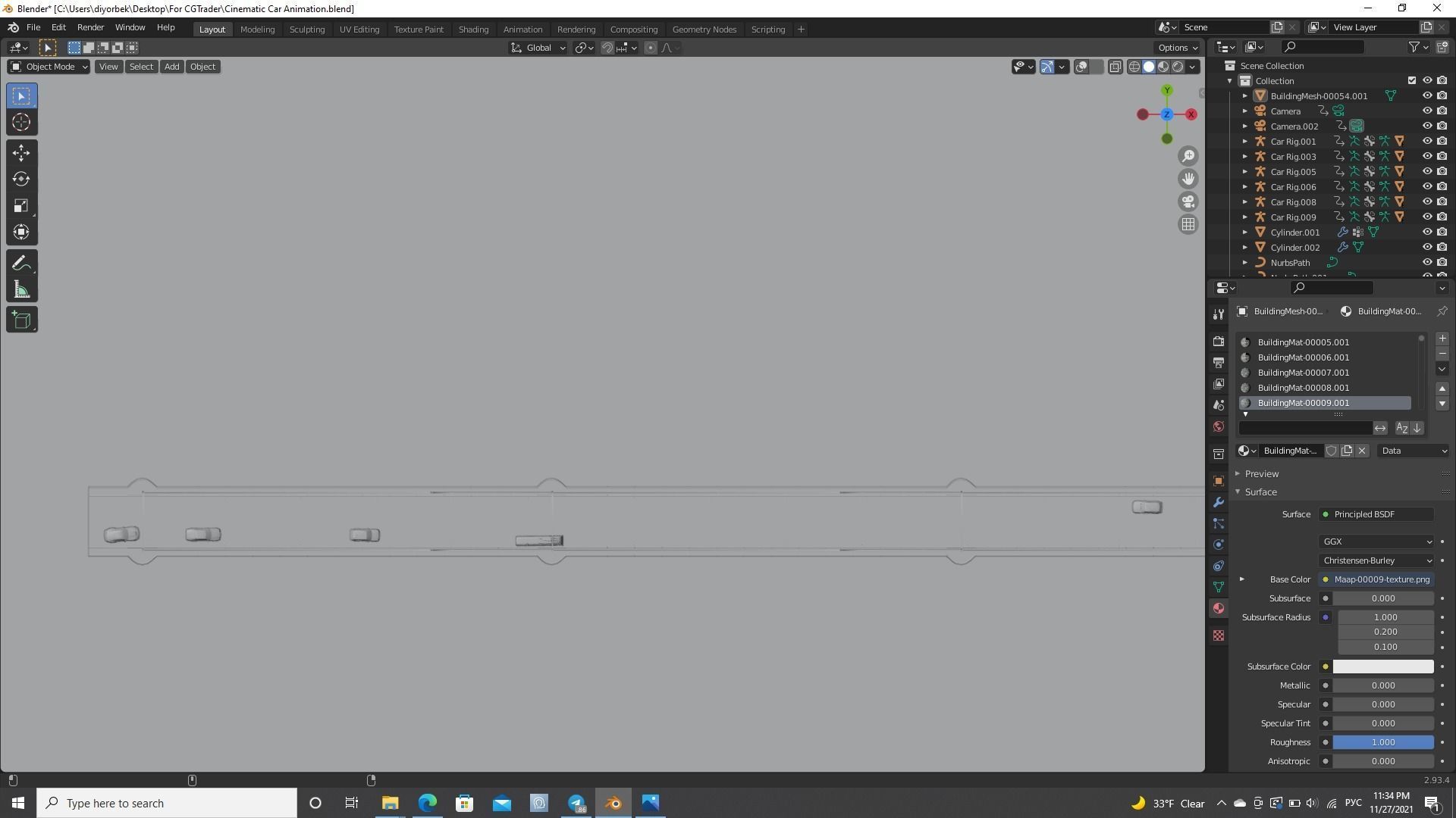 Cinematic Car Animation  3D model_22