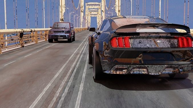 Cinematic Car Animation  3D model