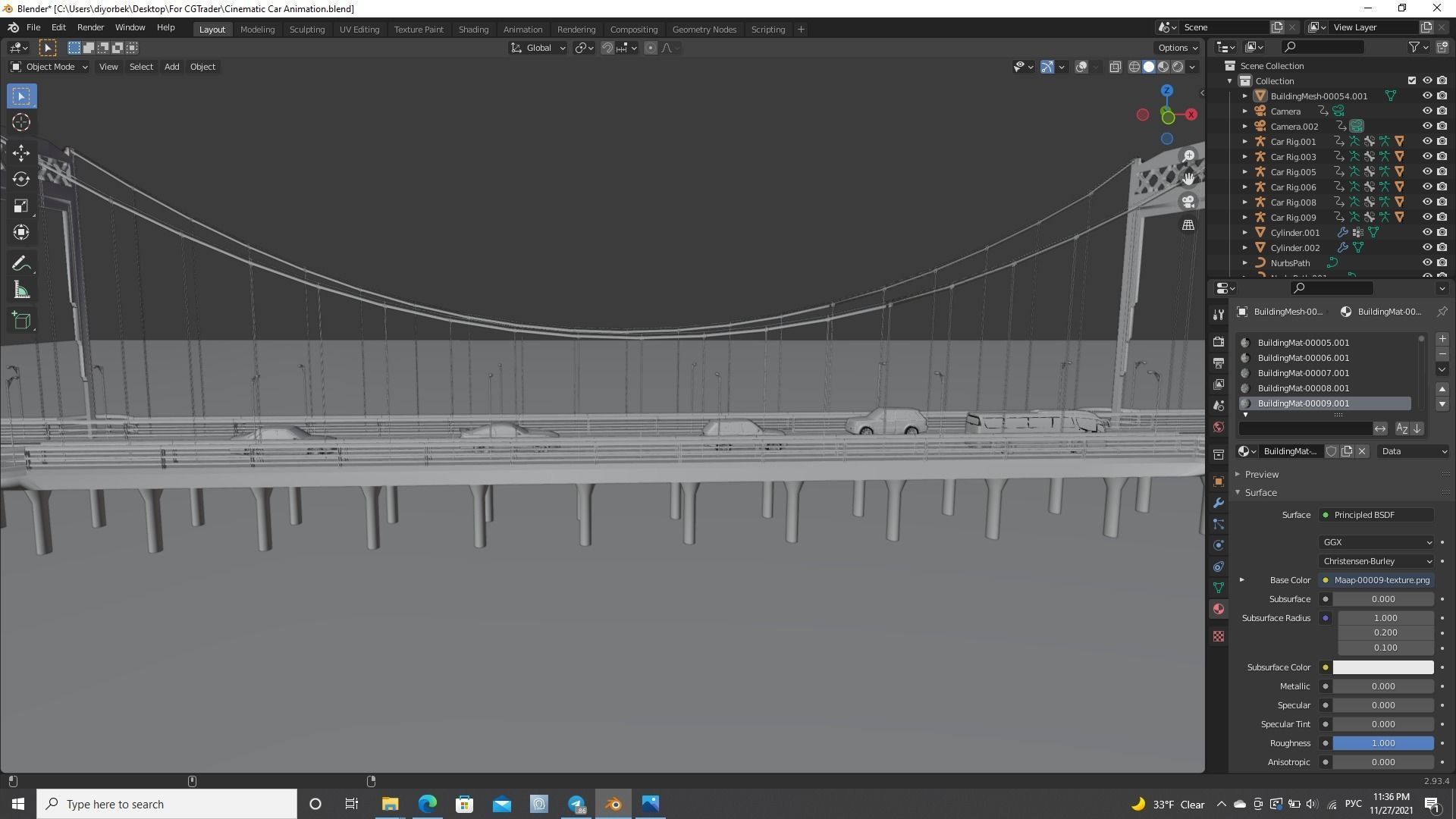 Cinematic Car Animation  3D model_26