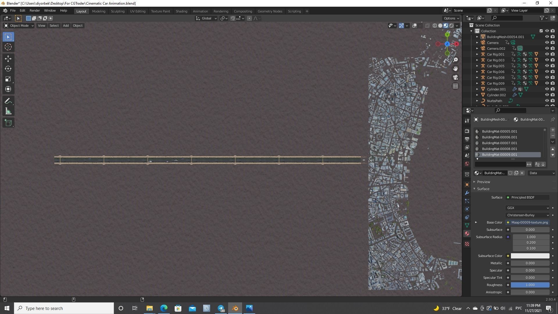 Cinematic Car Animation  3D model_36