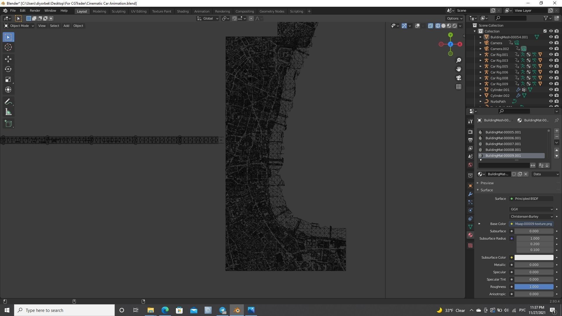 Cinematic Car Animation  3D model_32