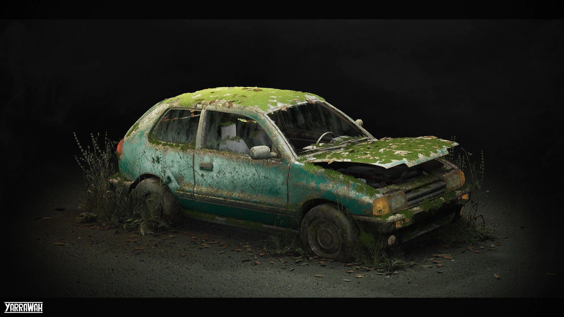 Procedural Vehicles - Four Pack UE4 UE5 Low-poly 3D model_15