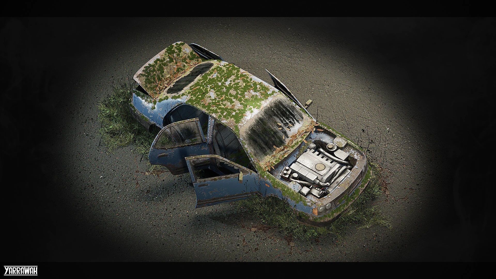 Procedural Vehicles - Four Pack UE4 UE5 Low-poly 3D model_9