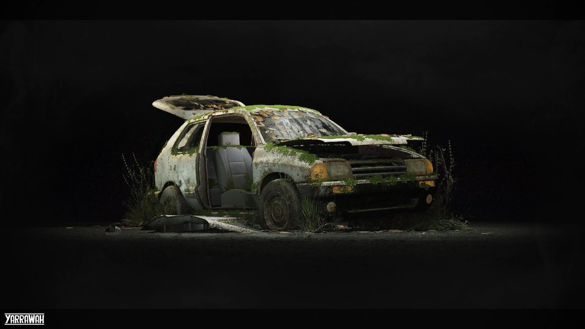 Procedural Vehicles - Four Pack UE4 UE5 Low-poly 3D model_21