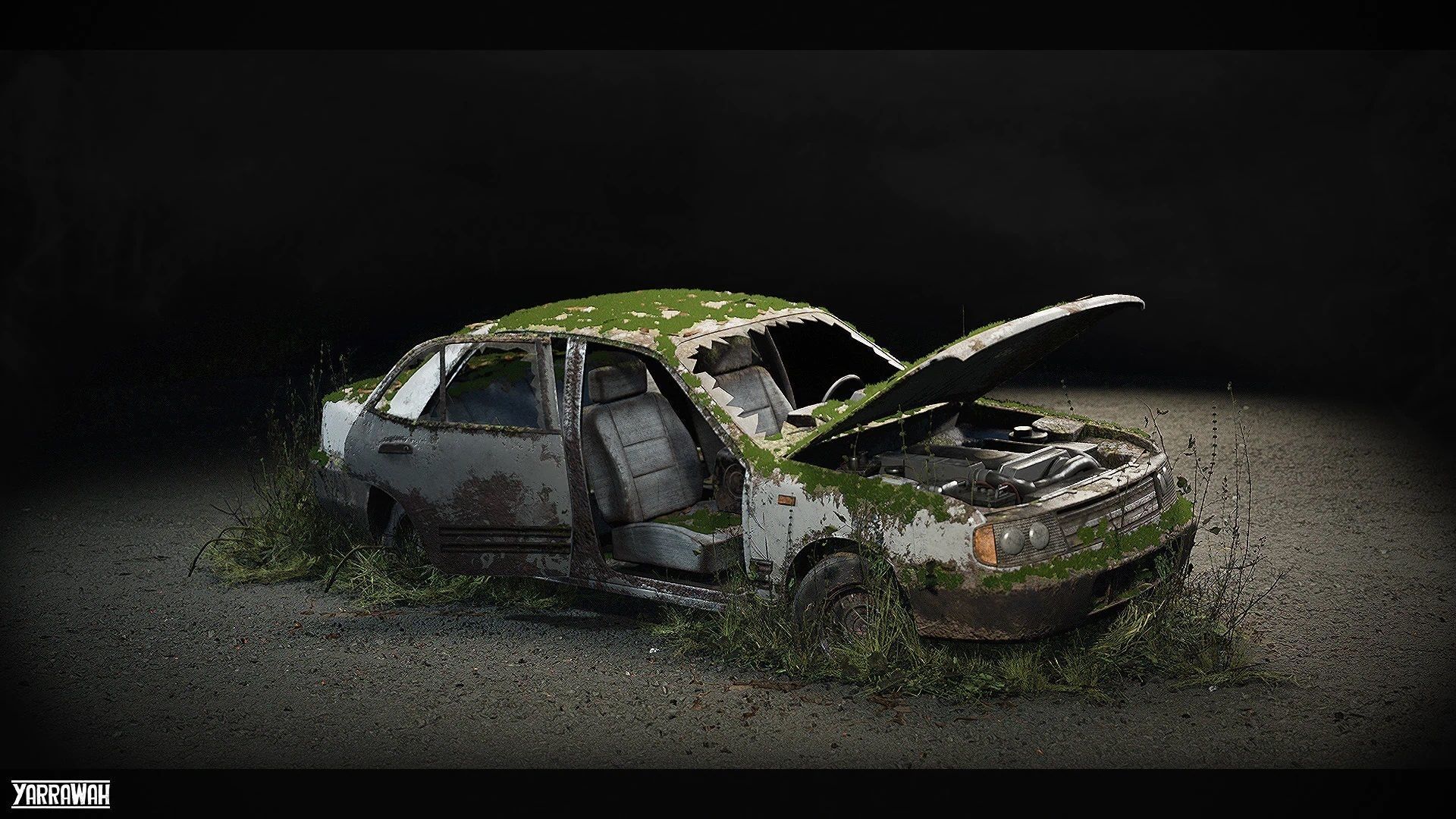 Procedural Vehicles - Four Pack UE4 UE5 Low-poly 3D model_26