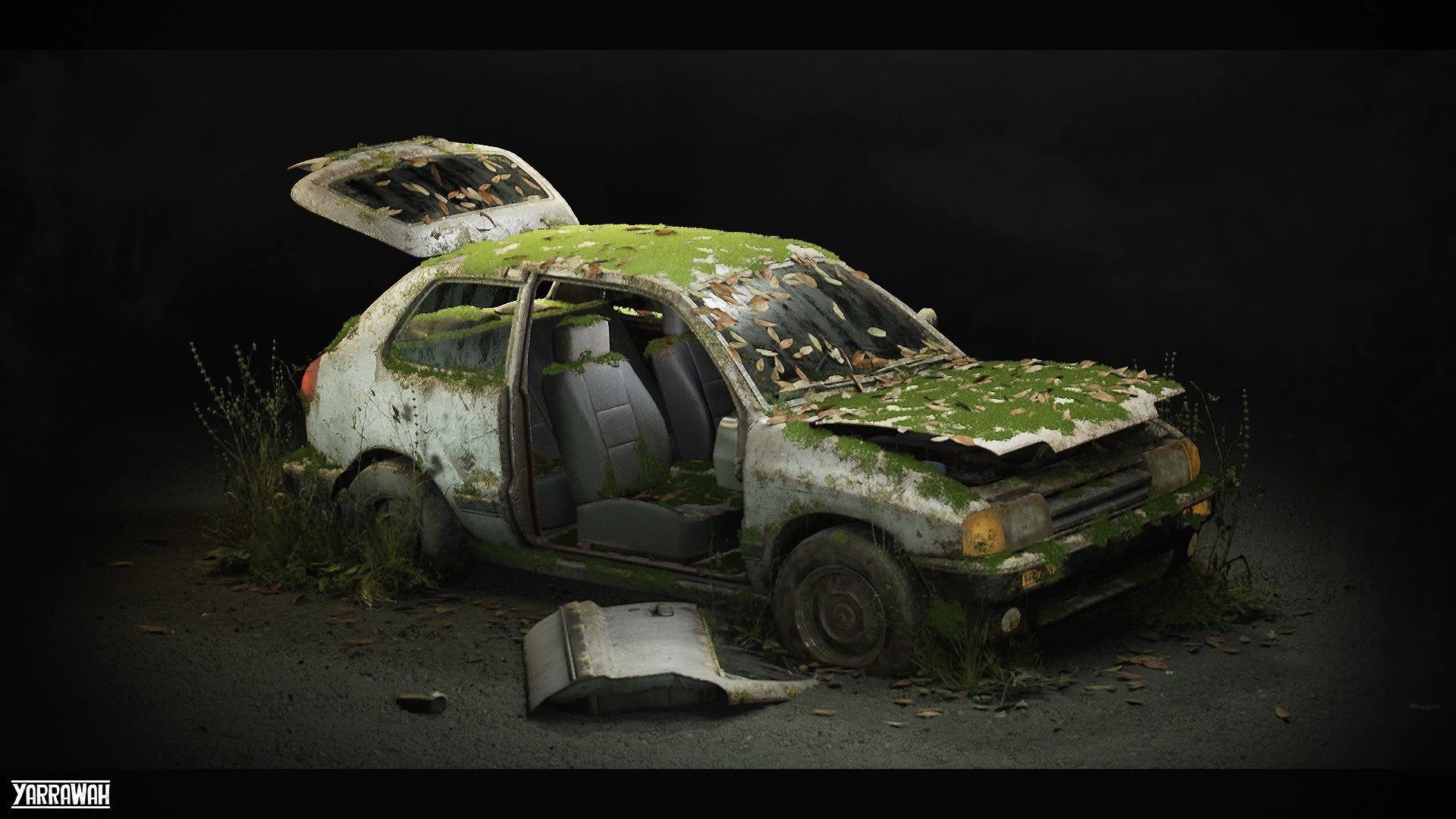 Procedural Vehicles - Four Pack UE4 UE5 Low-poly 3D model_27