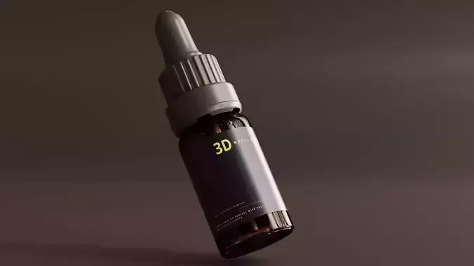 Amber Glass Dropper Bottle