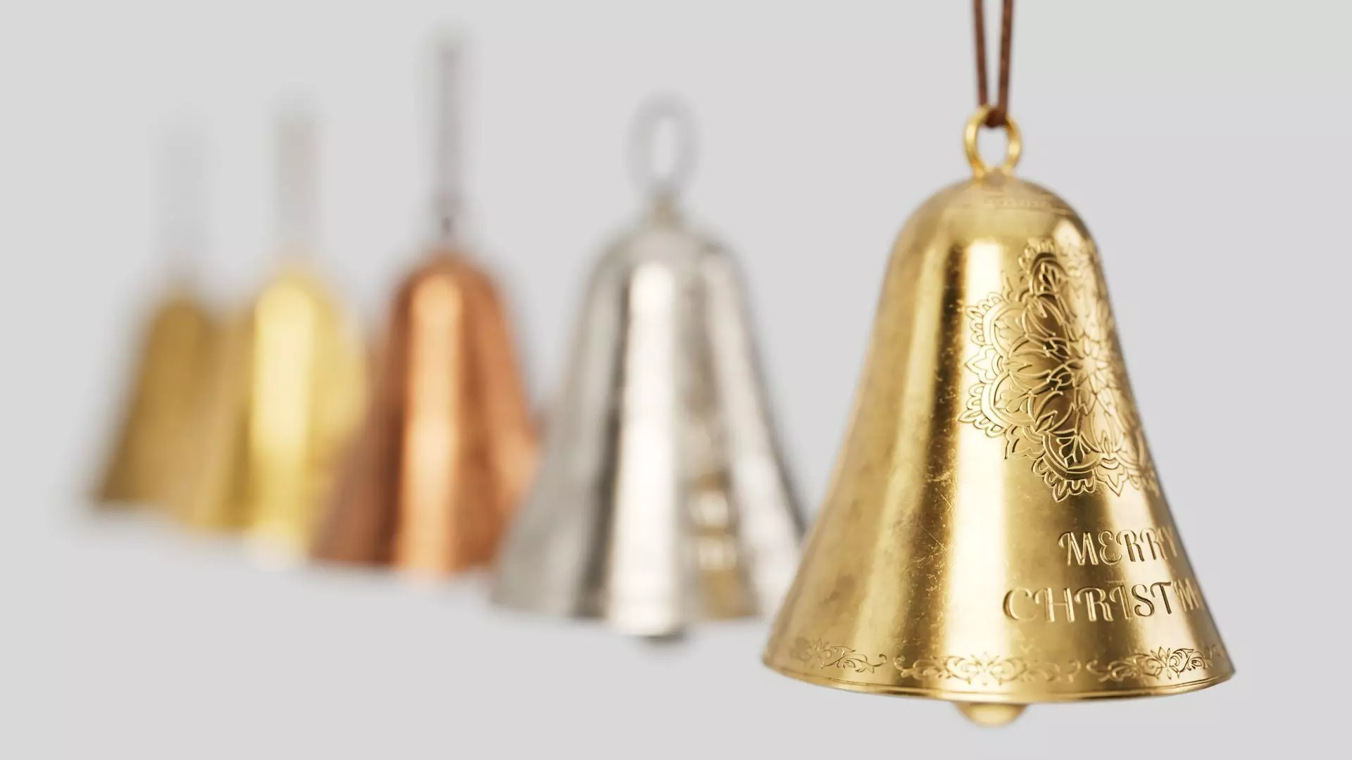 Christmas bell builder v4 with 14 mesh 4 skin and 3 colors 3D model_0