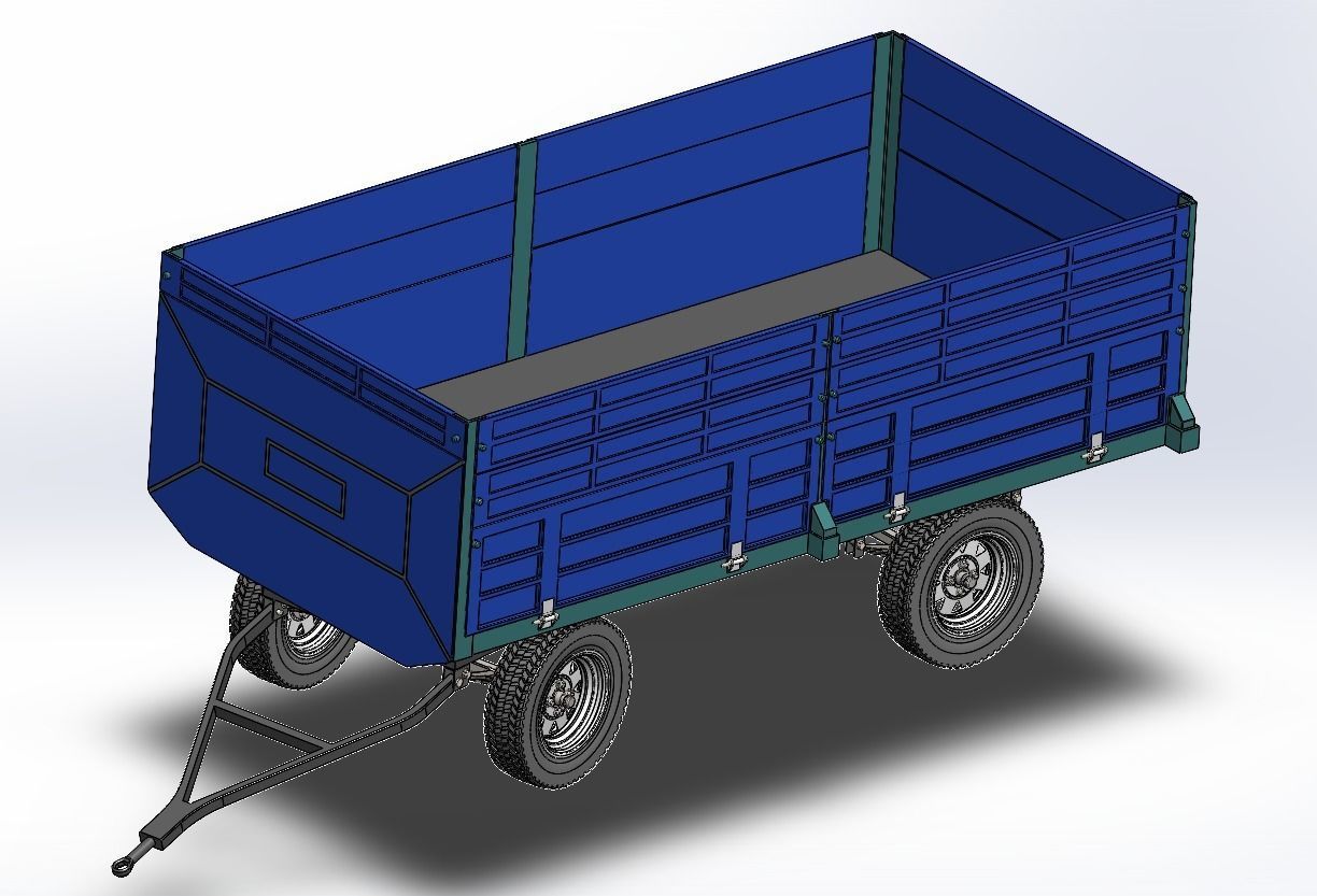 Tractor Trailer 3D model_13