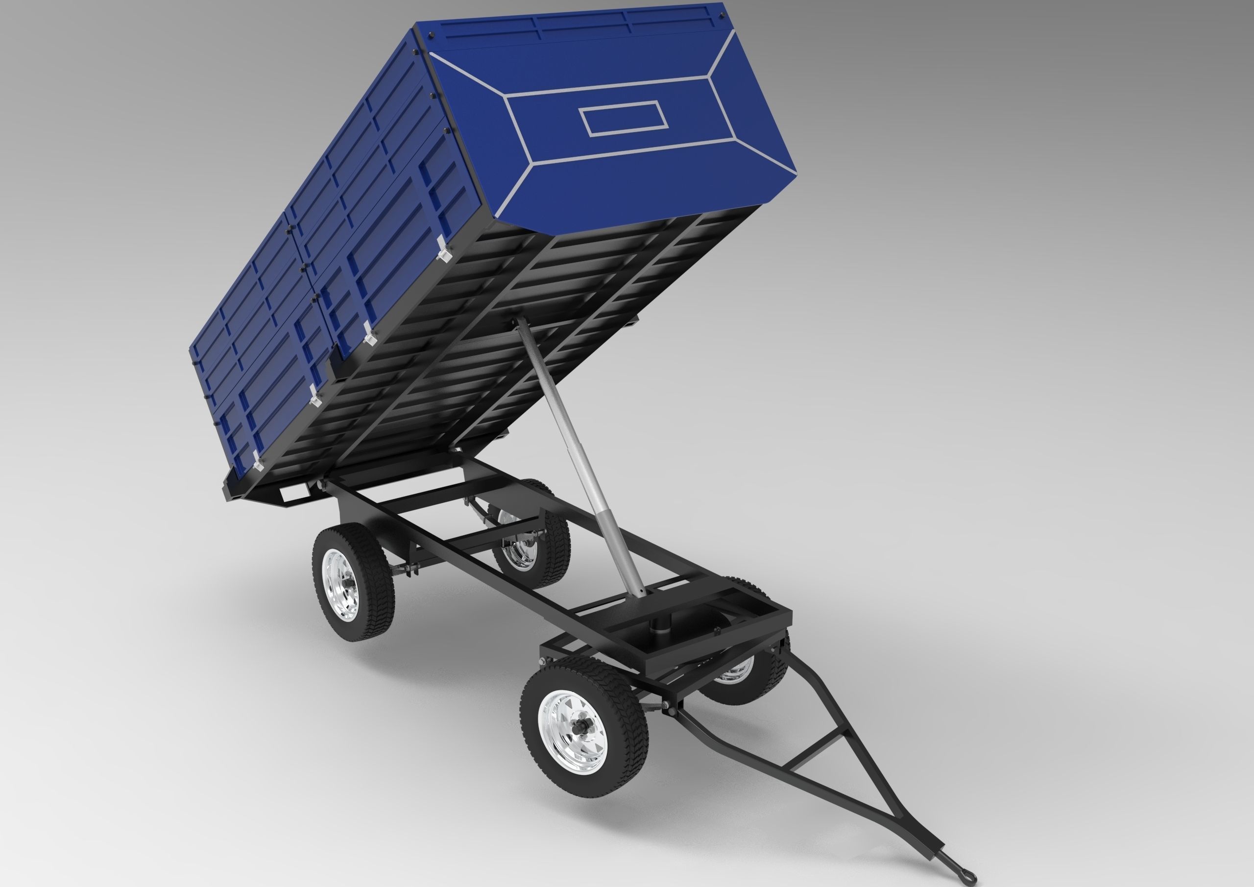 Tractor Trailer 3D model_5