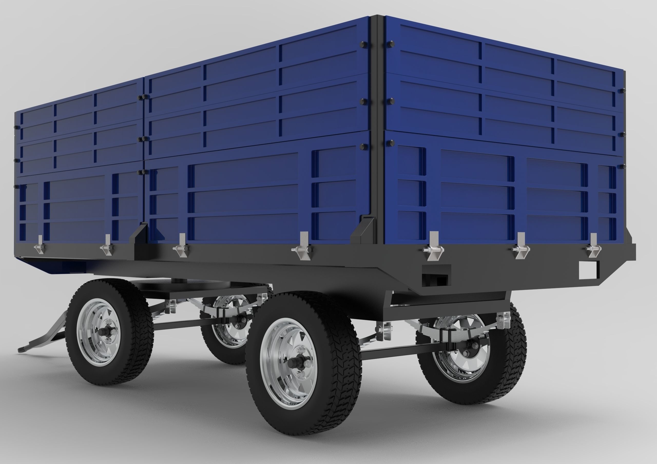 Tractor Trailer 3D model_11