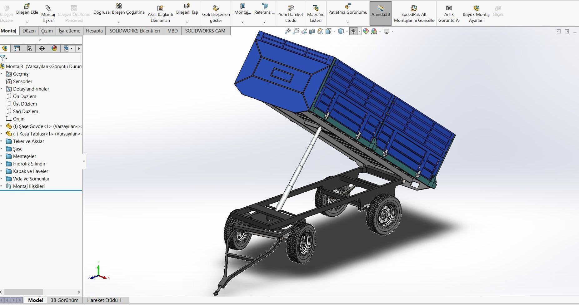 Tractor Trailer 3D model_14
