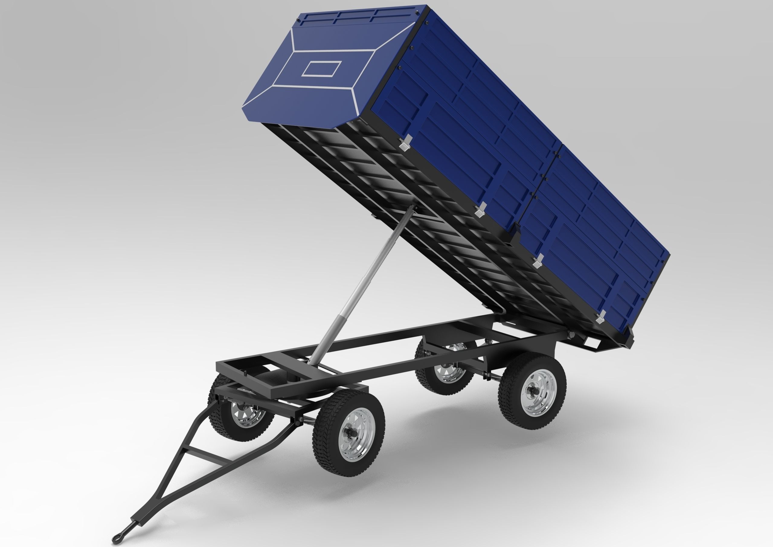 Tractor Trailer 3D model_9