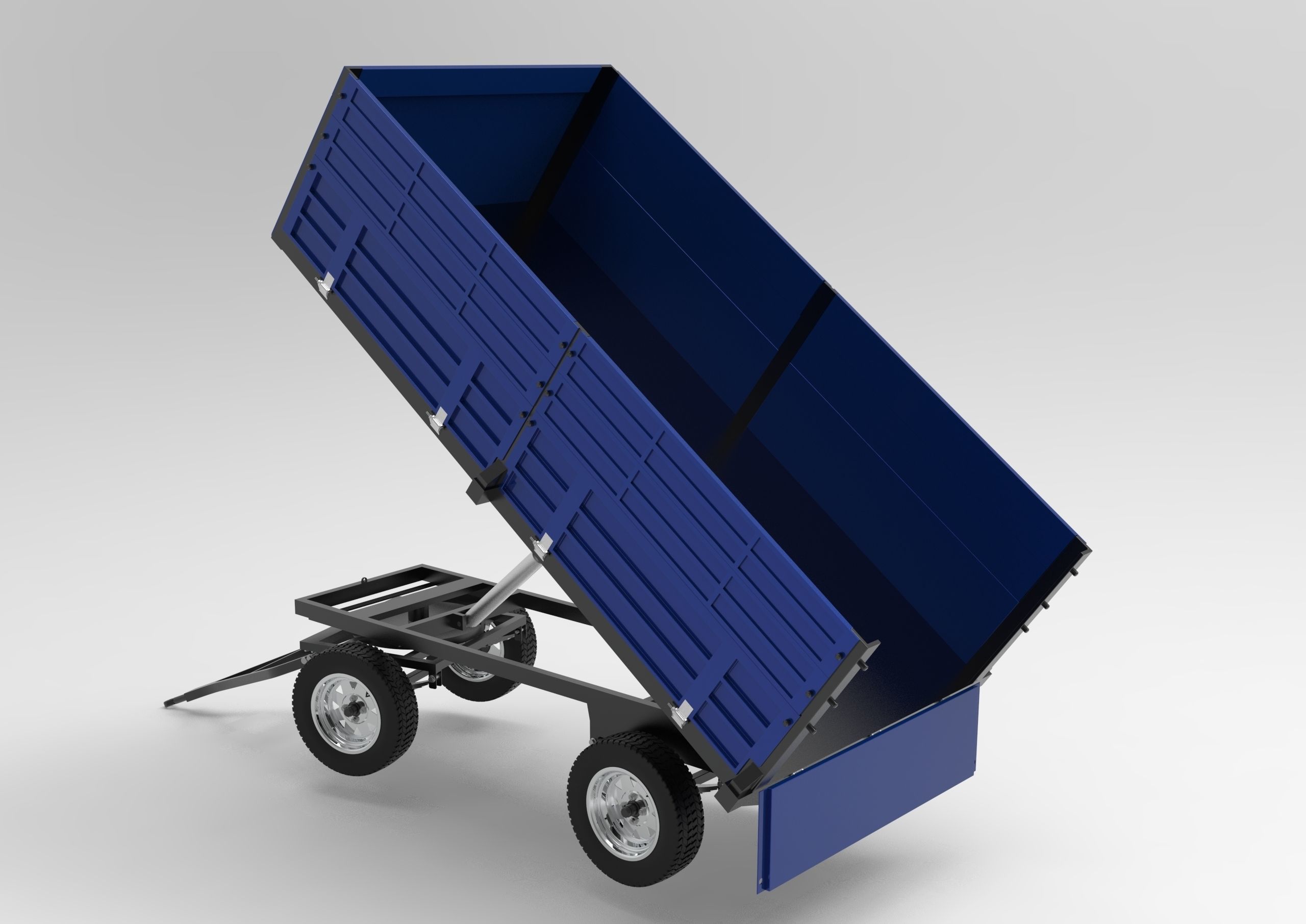 Tractor Trailer 3D model_7