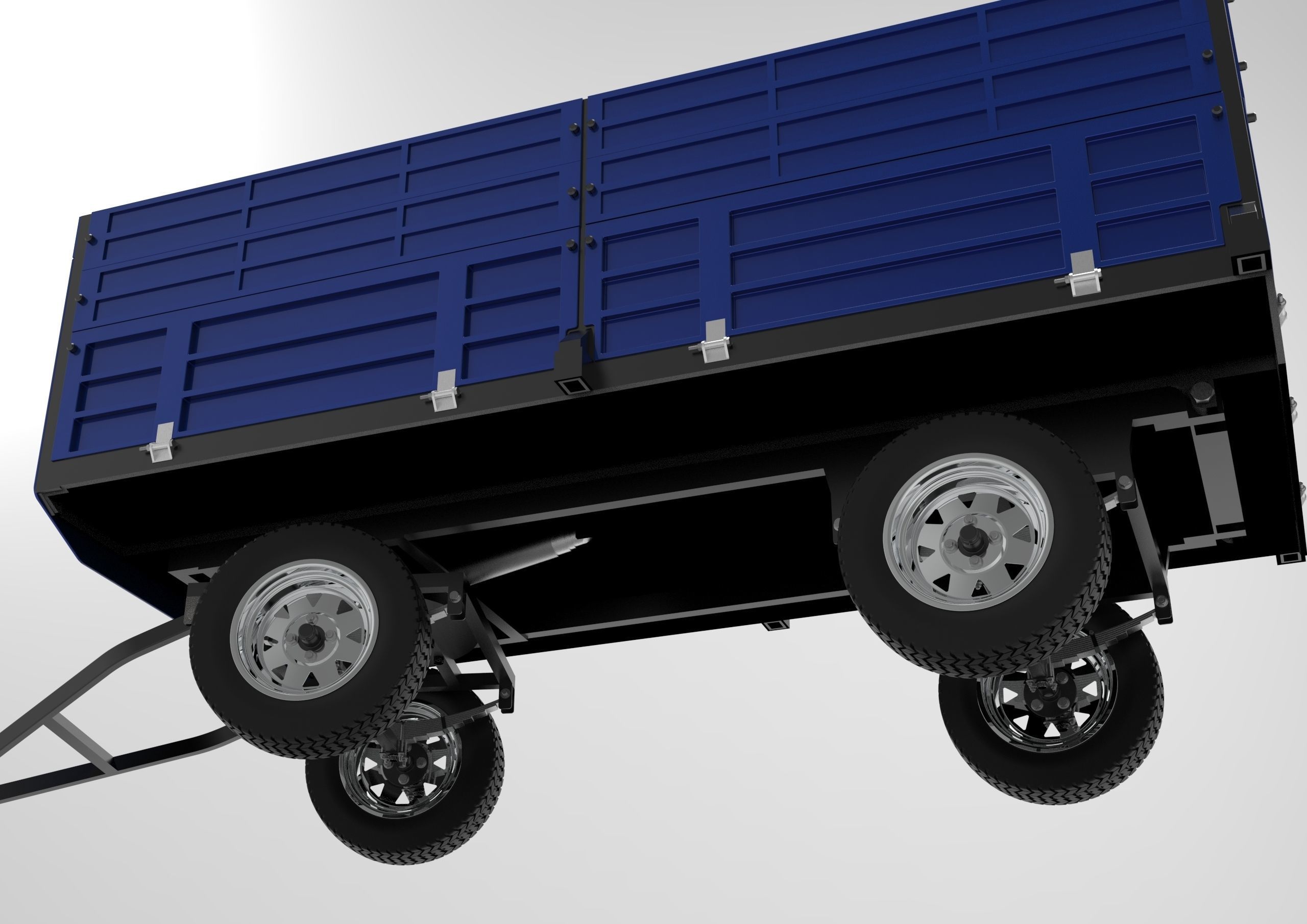 Tractor Trailer 3D model_4