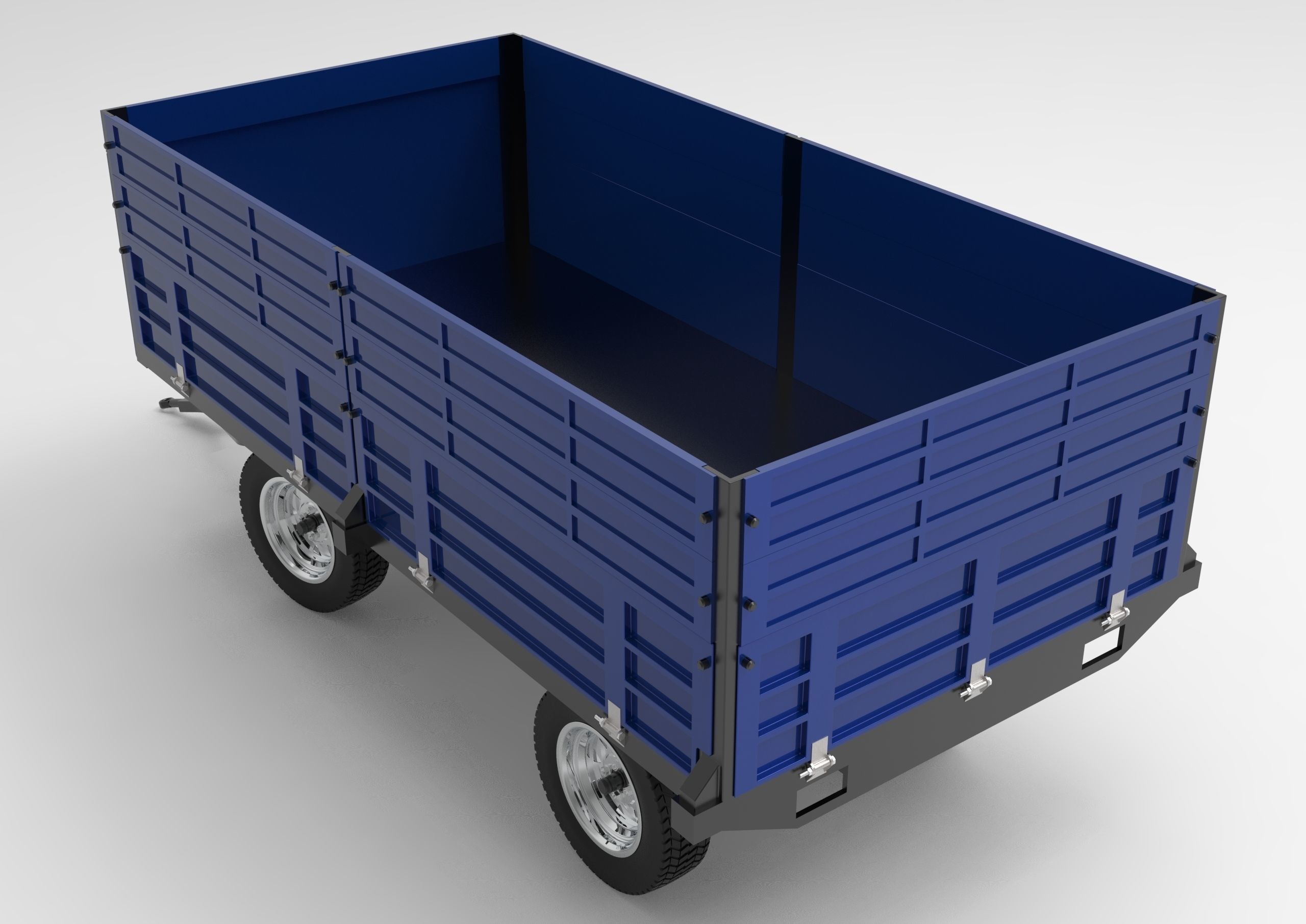 Tractor Trailer 3D model_3