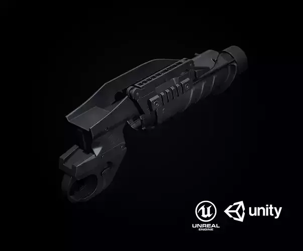 FN GL1 PBR Free low-poly 3D model